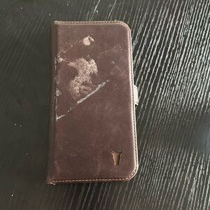 iPhone 14 Pro Max Leather Wallet Case. Lightly used.